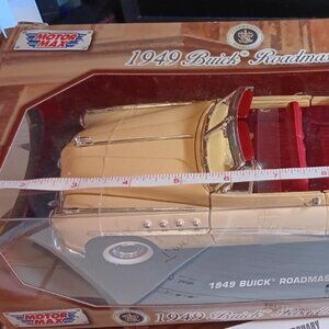 1949 Buick Roadmaster Convertible Motor Max Timeless Classic 1:18 AWESOME NEW